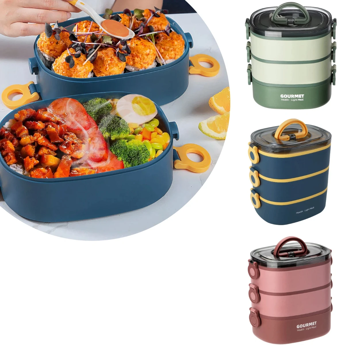Portable adult lunch box 2000M - Food Storage To Keep Warm review and price