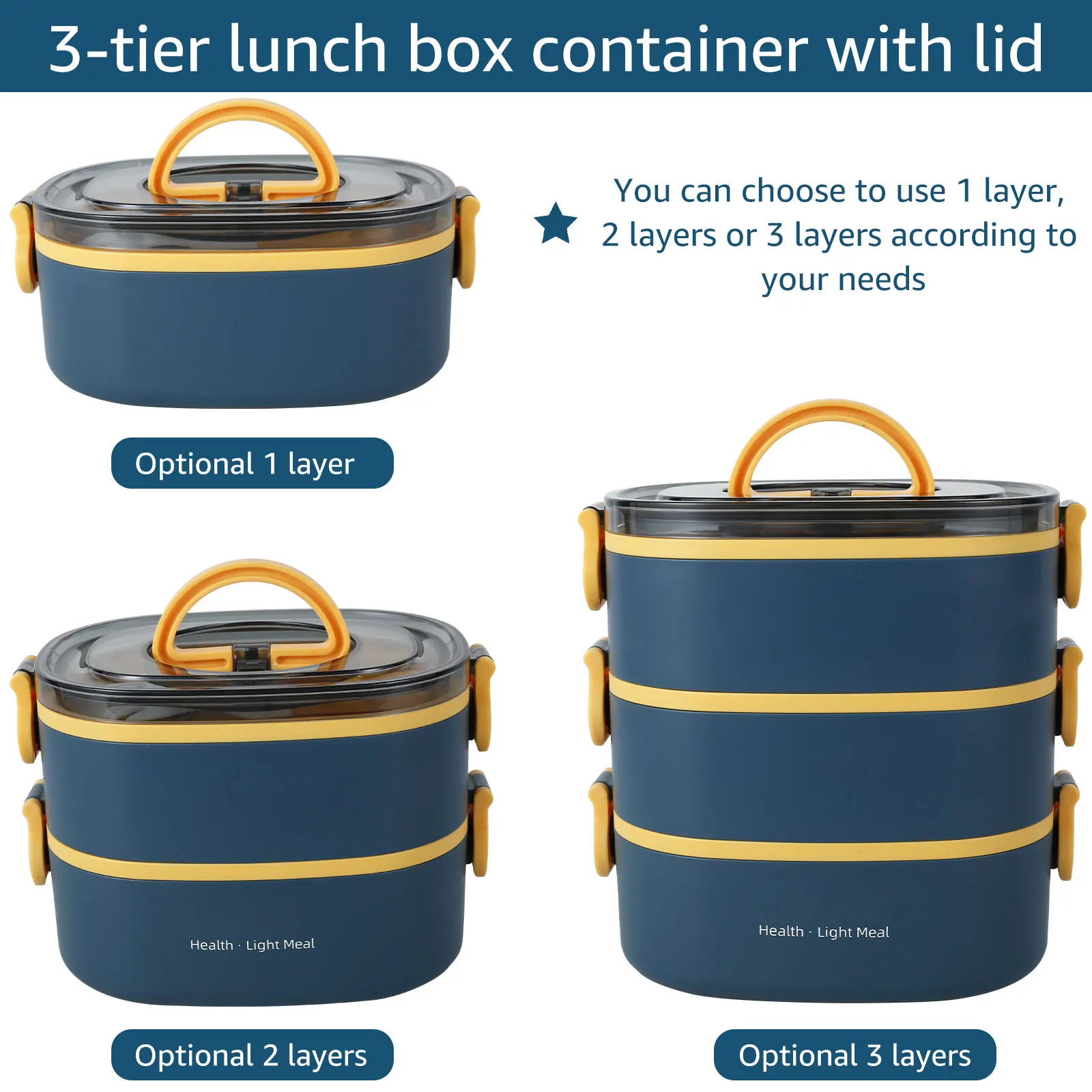 Portable adult lunch box 2000M - Food Storage To Keep Warm review and price