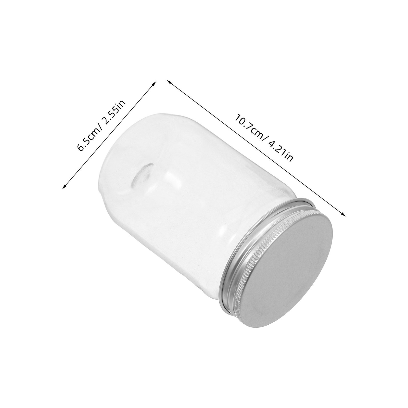 6Pcs Clear Plastic Mason Jars  - Food Storage Plastic review and price