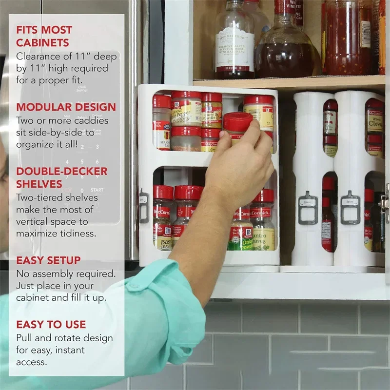 Multi-layer Storage Rotating R - Food Storage In Cabinets review and price