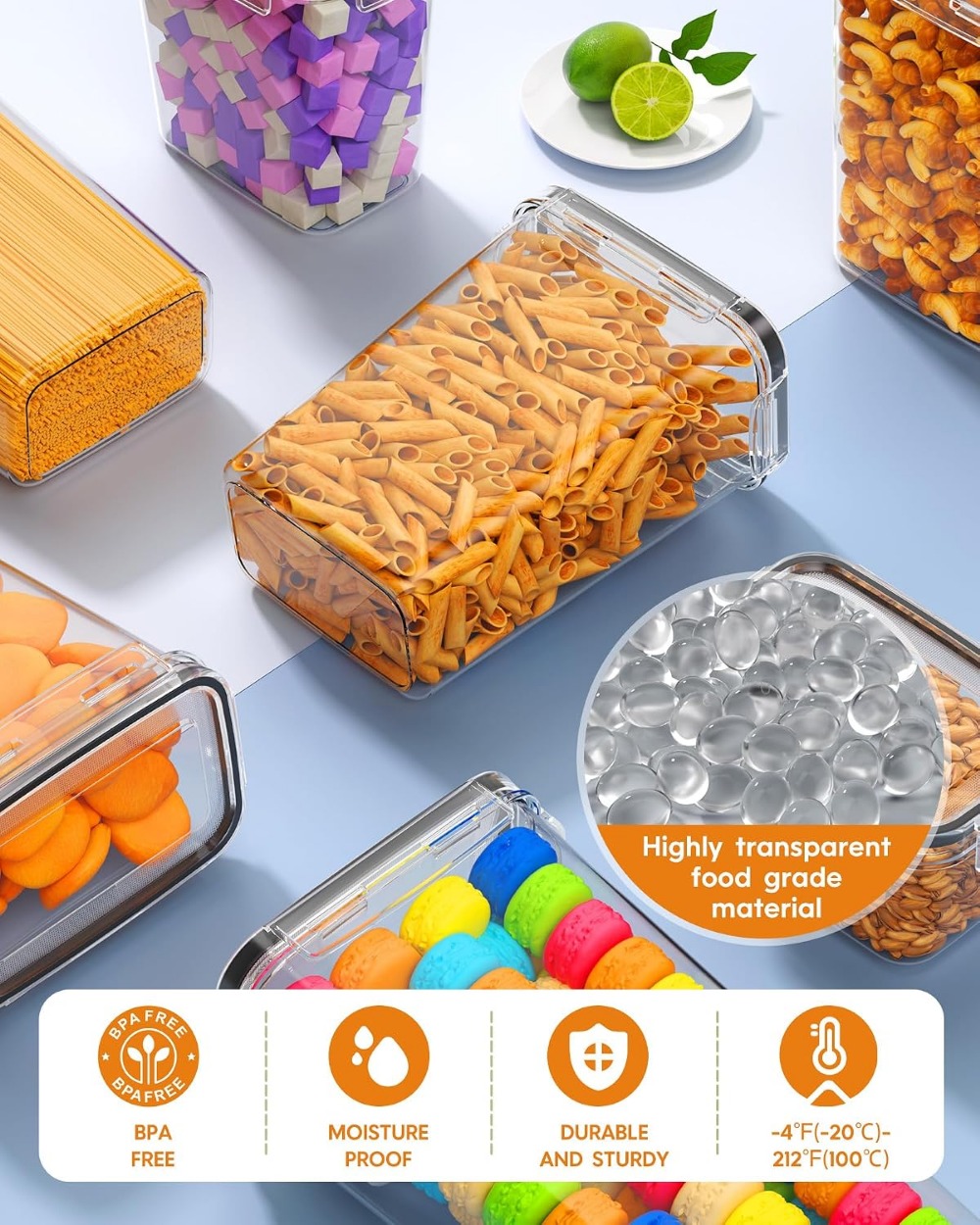 24 PCS Airtight Food Storage C - Food Storage Plastic review and price
