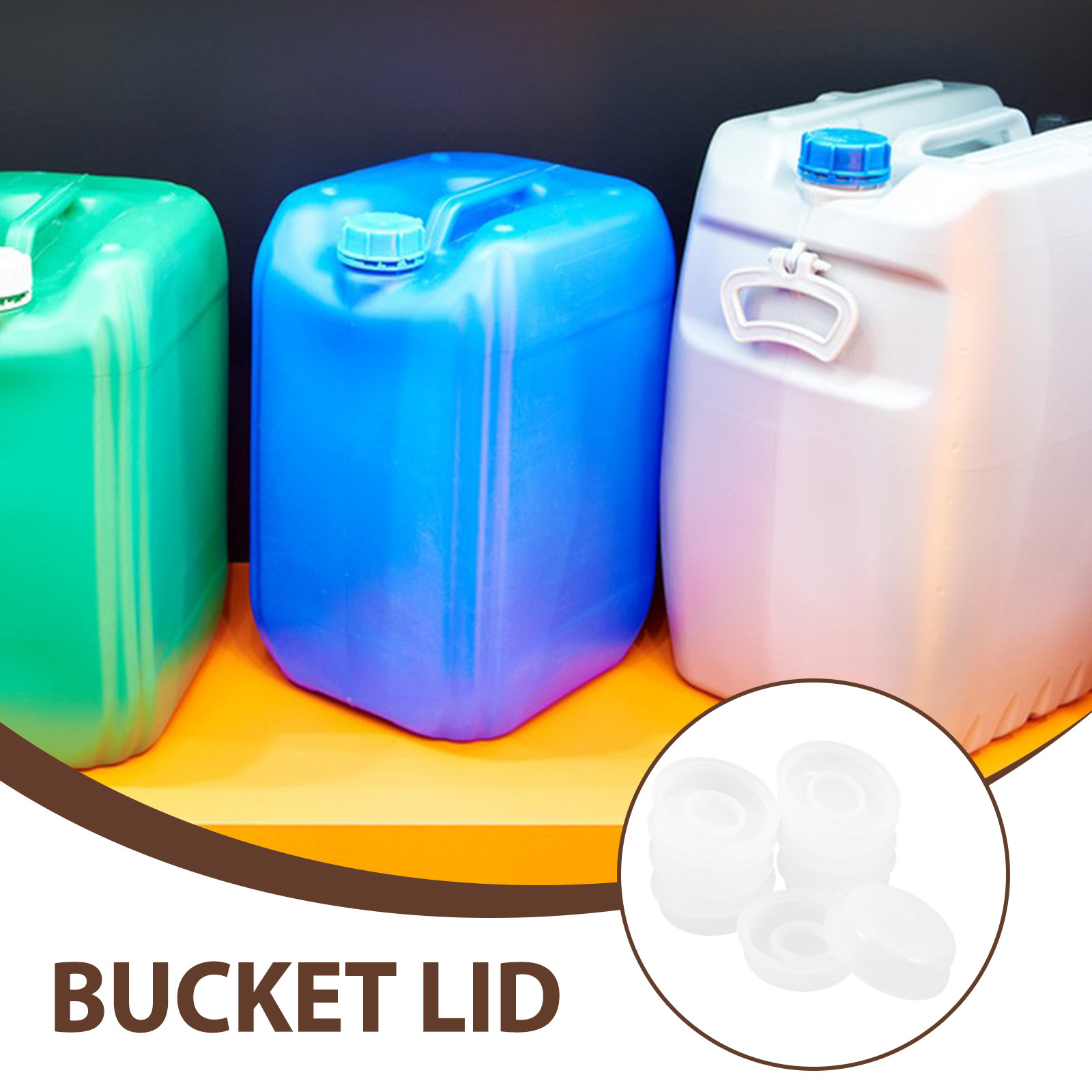 10Pcs Plastic Chemical Bucket  - Food Storage Plastic review and price