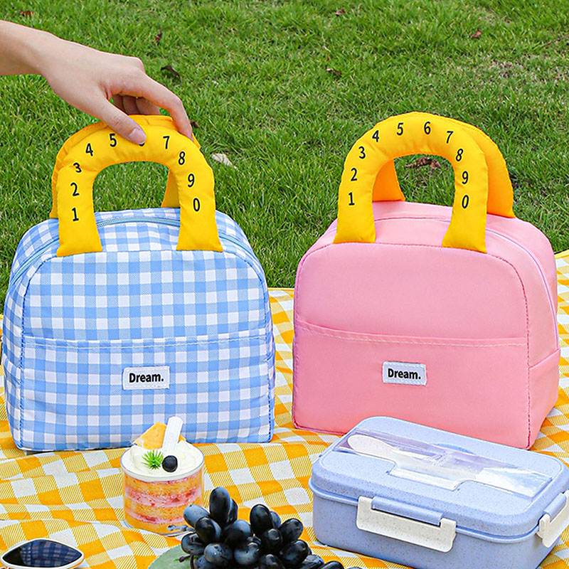 Cute Number Print Insulated Lu - Food Storage Keep Warm review and price
