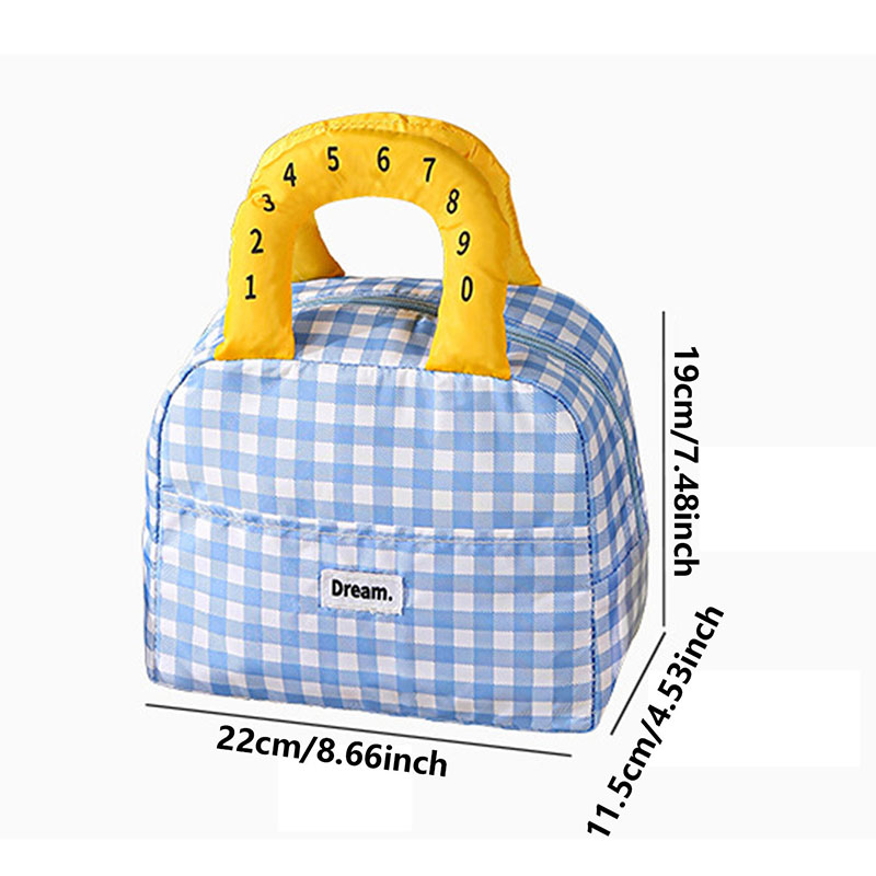 Cute Number Print Insulated Lu - Food Storage Keep Warm review and price